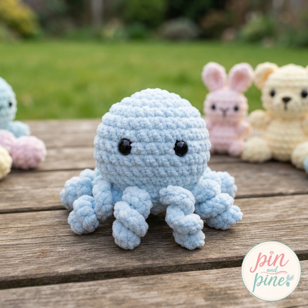 Mini Crochet Octopus - An Amigurumi Pattern From The Tide